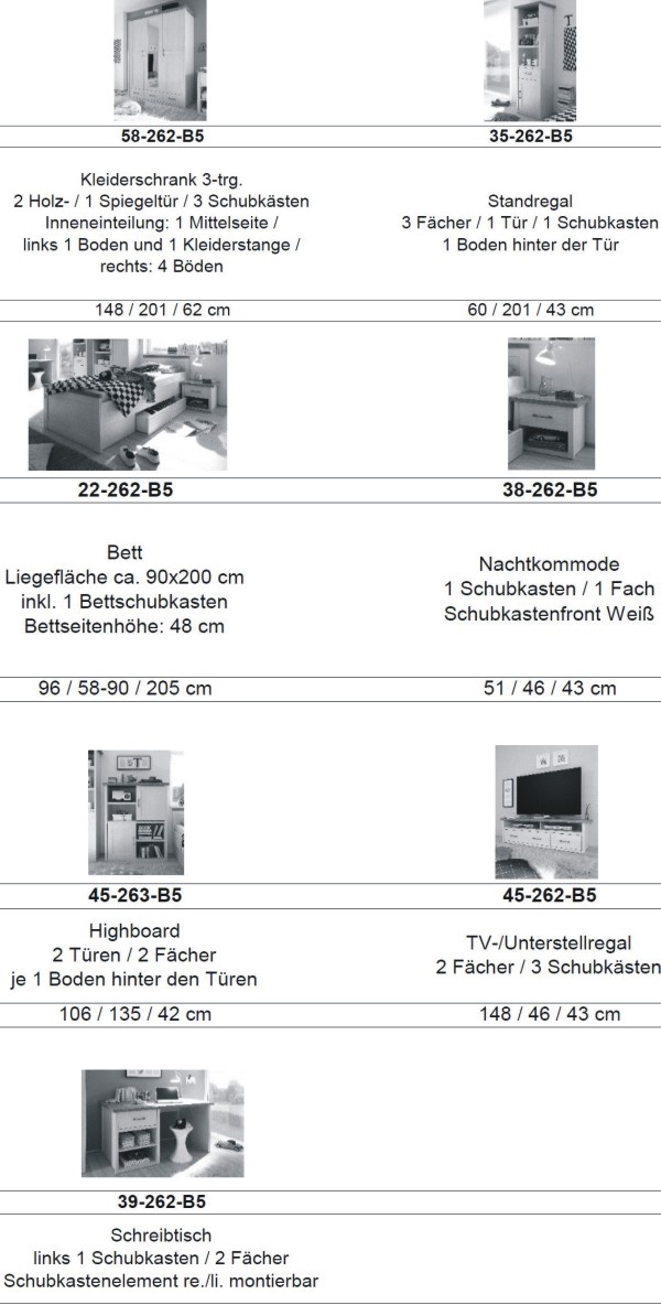 Luca Regal Kinderregal Bücherregal Standregal Günstig Küchen | Froschkönig24 kaufen Jugendzimmer & Möbel, Pinie | Büromöbel Weiß