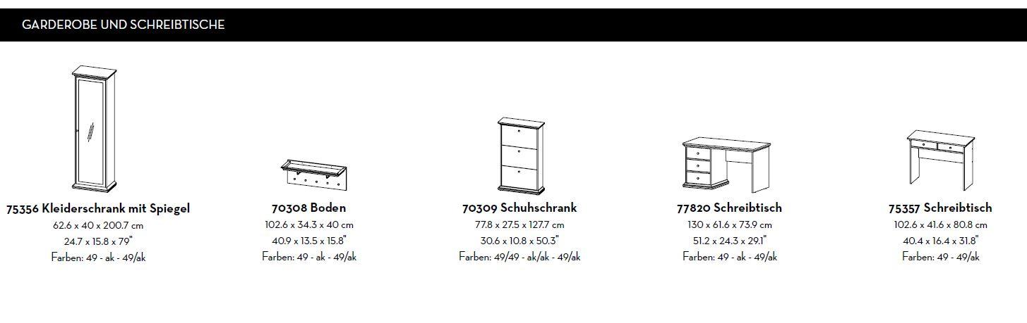 Weiß Froschkönig24 Günstig Kleiderschrank & Küchen 1-türig | kaufen Paris | Möbel, Büromöbel Garderobenschrank