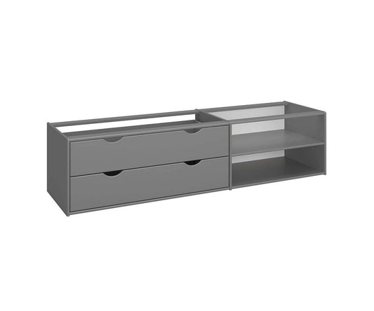 Steens for Kids Kinderschrank mit 4 Ablagefächer Grau