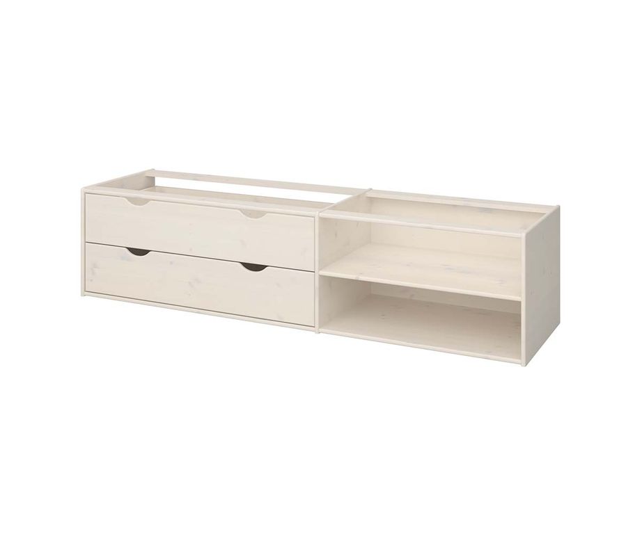 Steens for Kids Kinderschrank mit 4 Ablagefächer White Wash