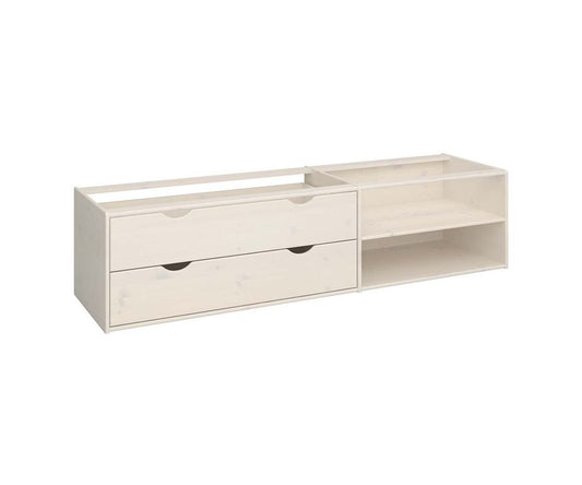 Steens for Kids Kinderschrank mit 4 Ablagefächer White Wash