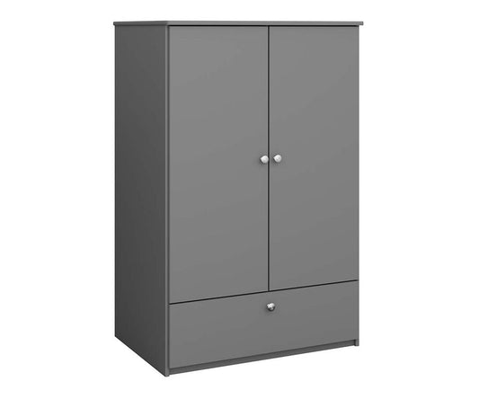 Memphis Garderobenschrank Grau