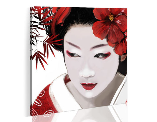 Wandbild - Japanische Geisha