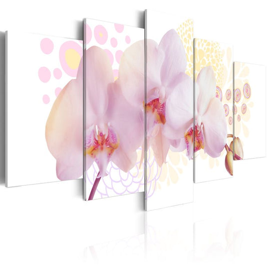 Wandbild - Feine Orchidee