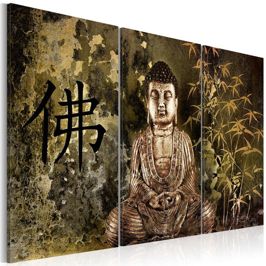 Wandbild - Statue von Buddha