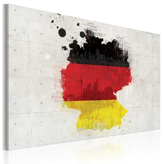 Wandbild - Deutschlandkarte