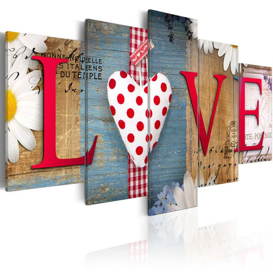 Wandbild - LOVE - handmade