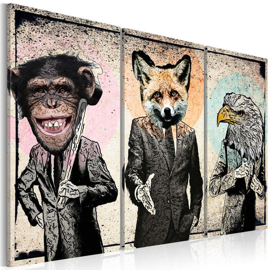 Wandbild - Monkey business