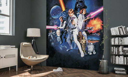 Vlies Fototapete - Star Wars Poster Classic 1