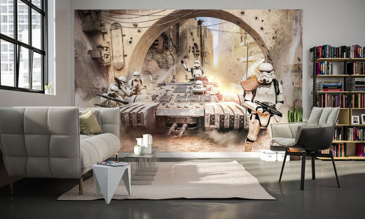 Vlies Fototapete - Star Wars Tanktrooper - Größe 400 x 250 cm