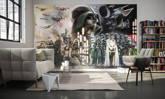 Vlies Fototapete - Star Wars Collage - Größe 400 x 250 cm