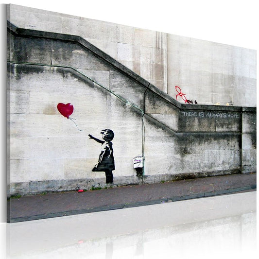 Wandbild - Hoffnung gibt es immer (Banksy) 60x40 cm