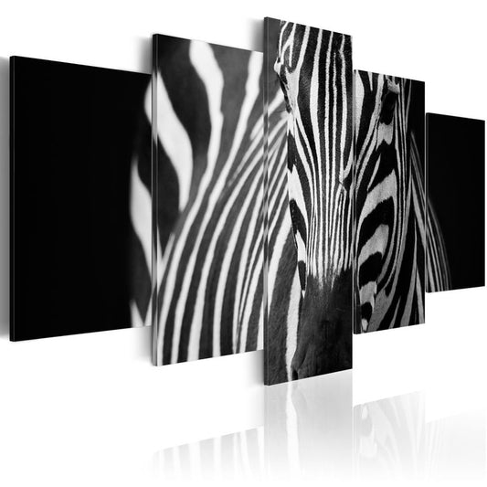 Wandbild - Zebra look