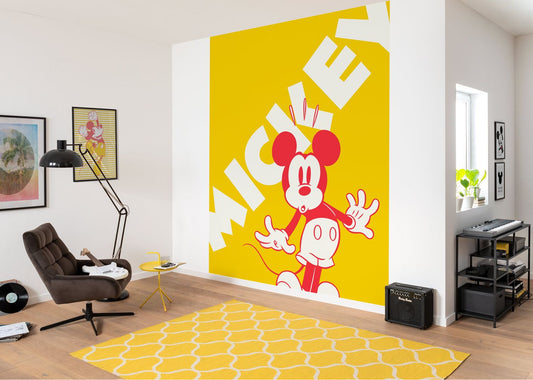 Vlies Fototapete - Mickey Contrast - Größe 200 x 250 cm