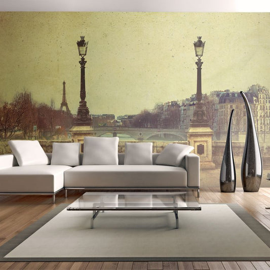 Fototapete - Adieu Paris! 450x270 cm