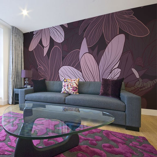 XXL Tapete - Dreamy flowers 550x270 cm