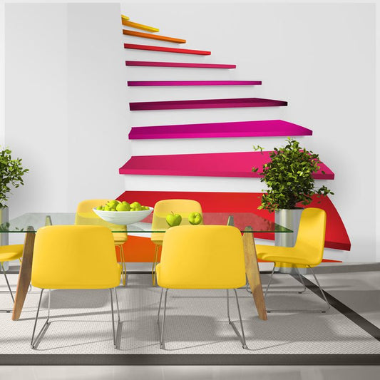 Fototapete - Colorful stairs