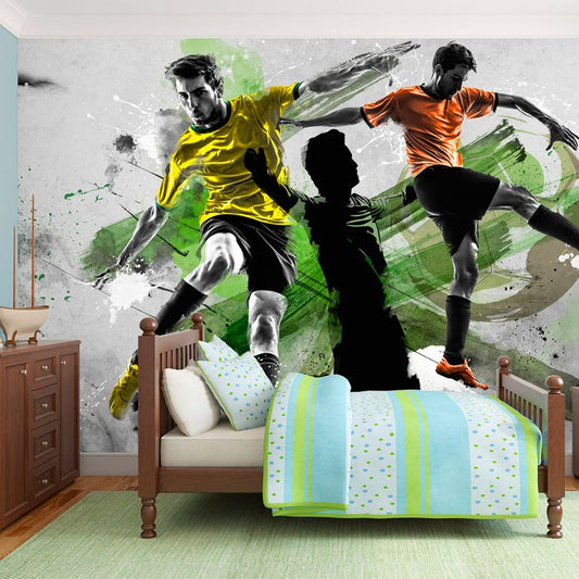 Fototapete - Soccer stars 450x280 cm