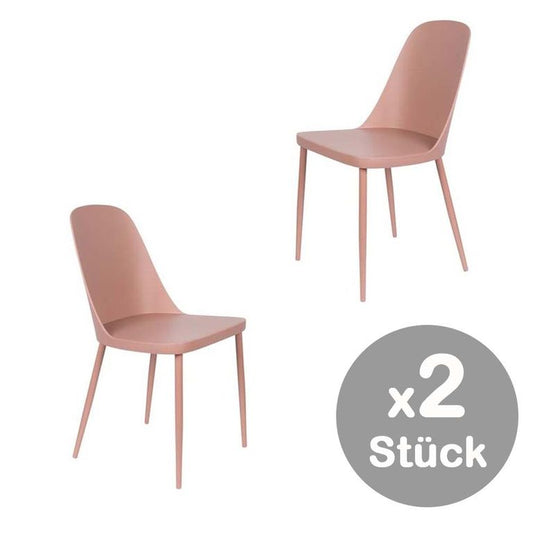 Pip 2-er Set Stühle Rosa