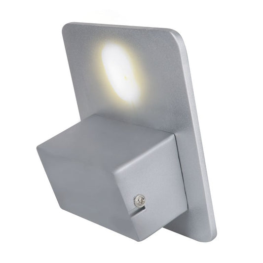 Stan Wandleuchte LED 14x5,5cm Silber