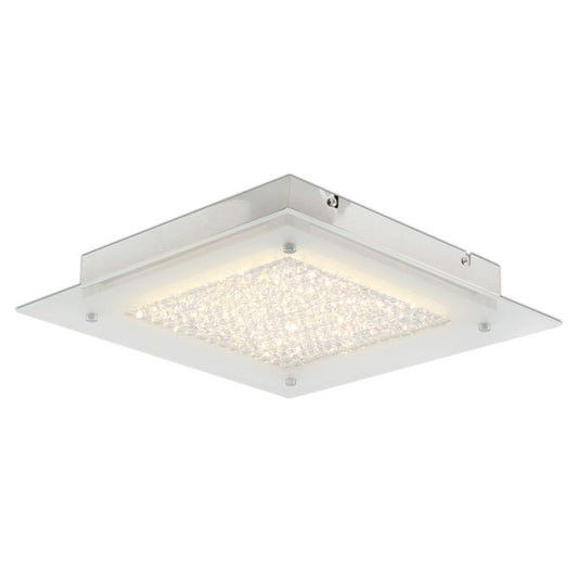 Glasgow Deckenleuchte LED 36x36cm Chrom