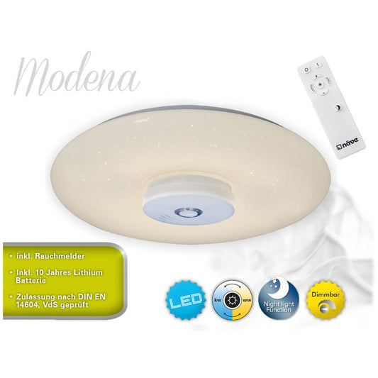 Modena Deckenleuchte LED Ø40cm Weiß