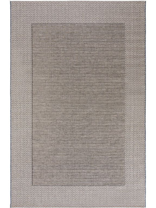 In- & Outdoor Teppich River Beige / Blau