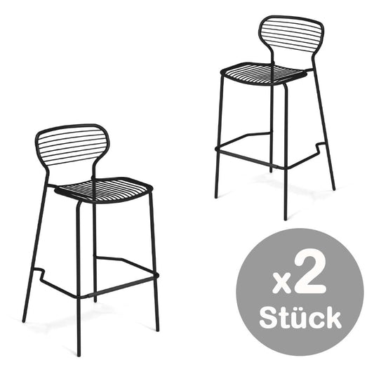 Emu Apero 2er Set Barhocker Schwarz