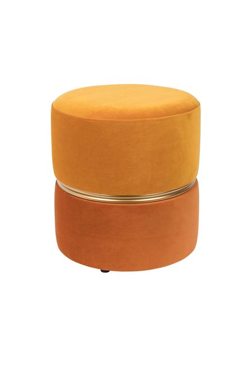 Bubbly Hocker Gelb / Orange