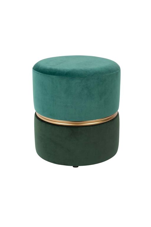 Bubbly Hocker Blau / Grün