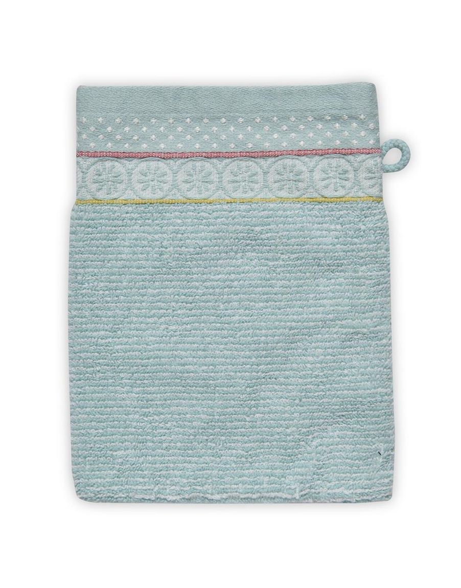 Soft Zellige Waschlappen 3er-Set 16x22 cm Blau