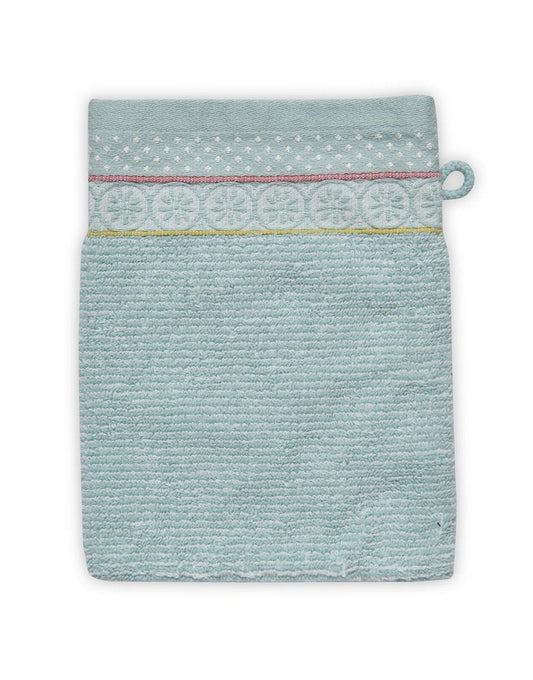 Soft Zellige Waschlappen 3er-Set 16x22 cm Blau