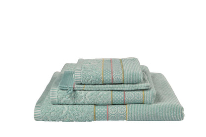 Soft Zellige Waschlappen 3er-Set 16x22 cm Blau