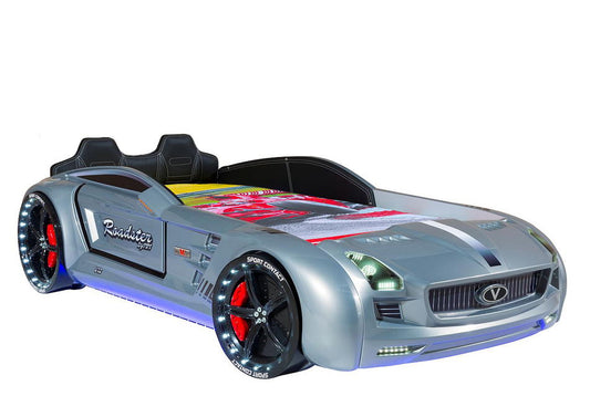 ROADSTER SPORT Autobett Kinderbett 90x190 cm grau