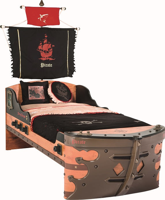 Cilek PIRATE 1 Kinderzimmer Set Komplettset Kinder Spielzimmer Piraten Braun - Froschkönig24