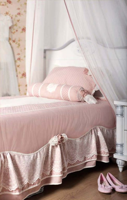 Cilek DREAM Tagesdeckenset Beige / Rose