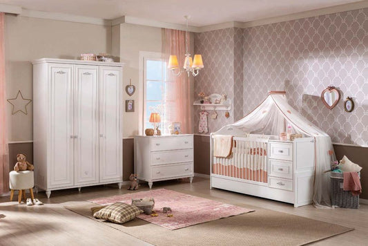 Cilek Romantica Babyzimmer 7tlg. Weiß