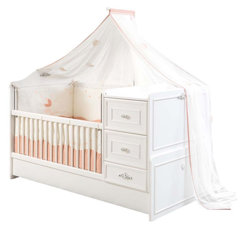 Cilek Romantica Babyzimmer 7tlg. Weiß