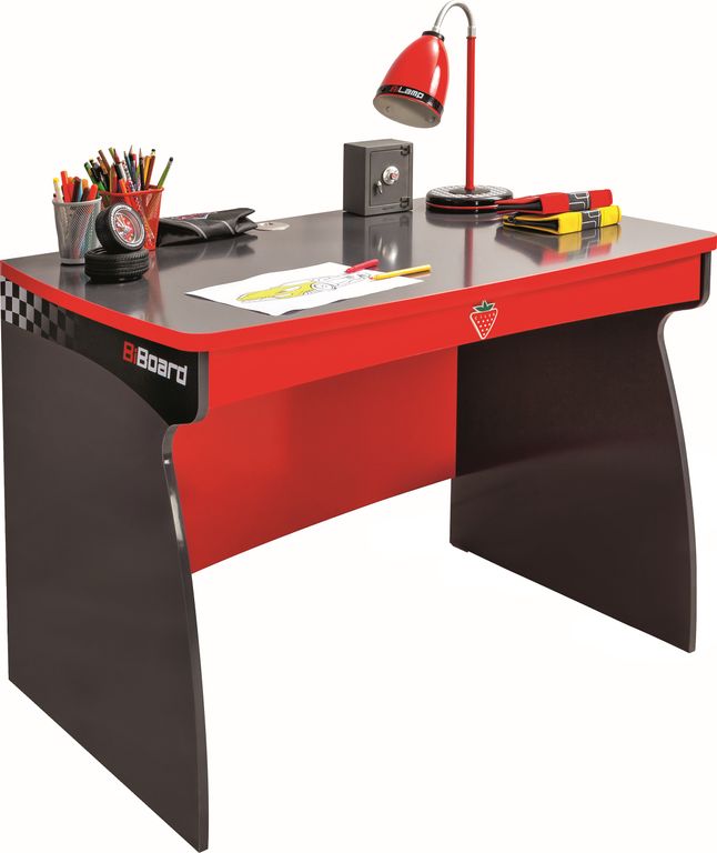 Cilek CHAMPION RACER Schreibtisch Tisch Kindertisch Grau/Rot - Froschkönig24