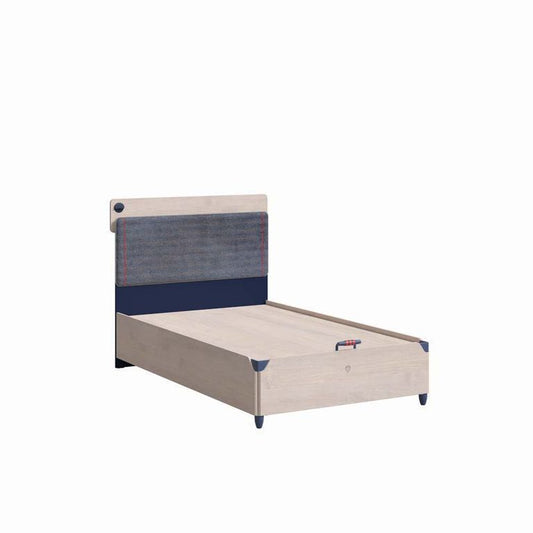 Cilek TRIO Line Bett inkl. Bettkasten 120x200cm Blau / White-Wash