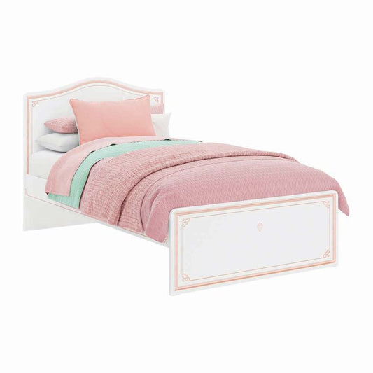 Cilek SELENA PINK Bett 120x200cm Weiß / Rosa