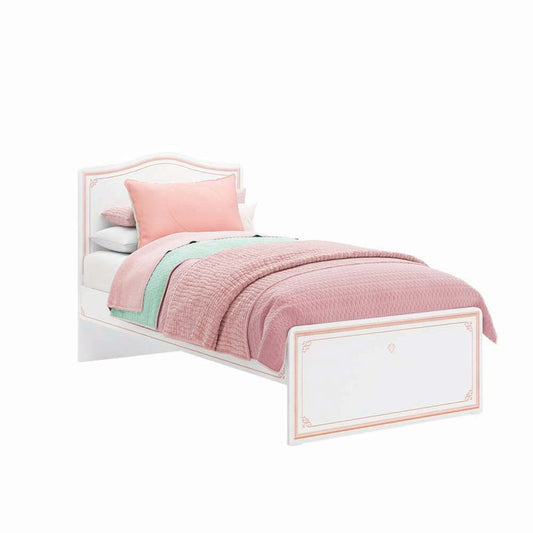 Cilek SELENA PINK Bett 100x200cm Weiß / Rosa