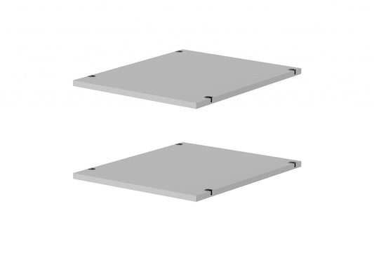 2x Einlegeböden 50 cm SAVE Fachböden für Kleiderschrank Silbergrau - Froschkönig24