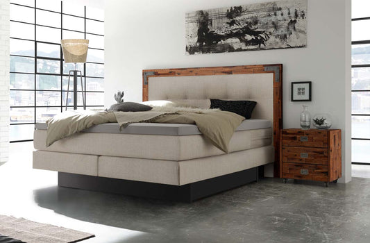 Nevada II Boxspringbett, 140-180 cm Braun / Beige