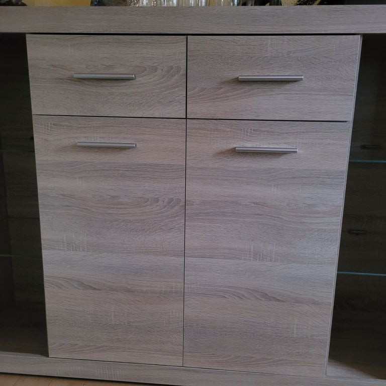 Highboard Can Can Highboard Anrichte Sonoma Eiche - Froschkönig24