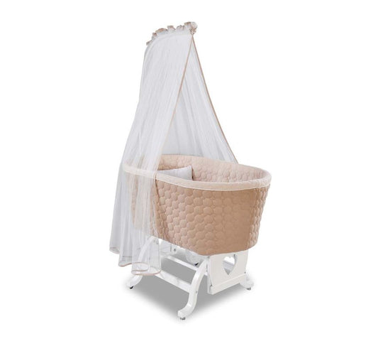 Cilek Babybett Babywiege 45x90cm Braun / Weiß