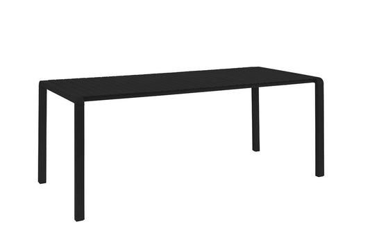 Vondel Gartentisch 214x96 cm Schwarz