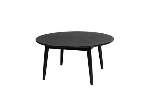 Fabio Couchtisch Ø80cm Schwarz