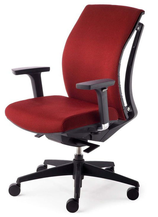 myARTI CHAIR Drehstuhl Burgundrot