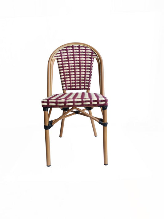 SIT&CHAIRS Stuhl, 2er-Set Beige / Rot